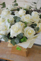 Caja rosas blancas “Poema de amor”